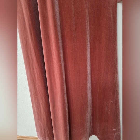 Jenny Yoo Velvet Maxi Dress in Mauve - Picture 7 of 11